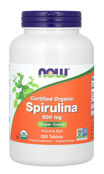 Now Certified Organic Spirulina