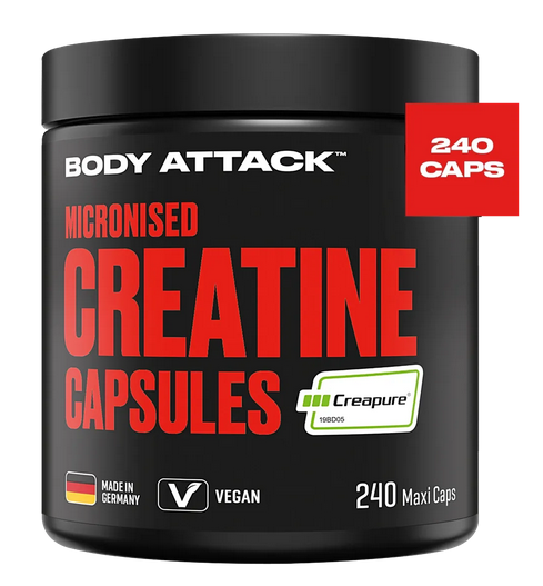 Body Attack Mucle Creatine 240 Kapseln (Creapure®)